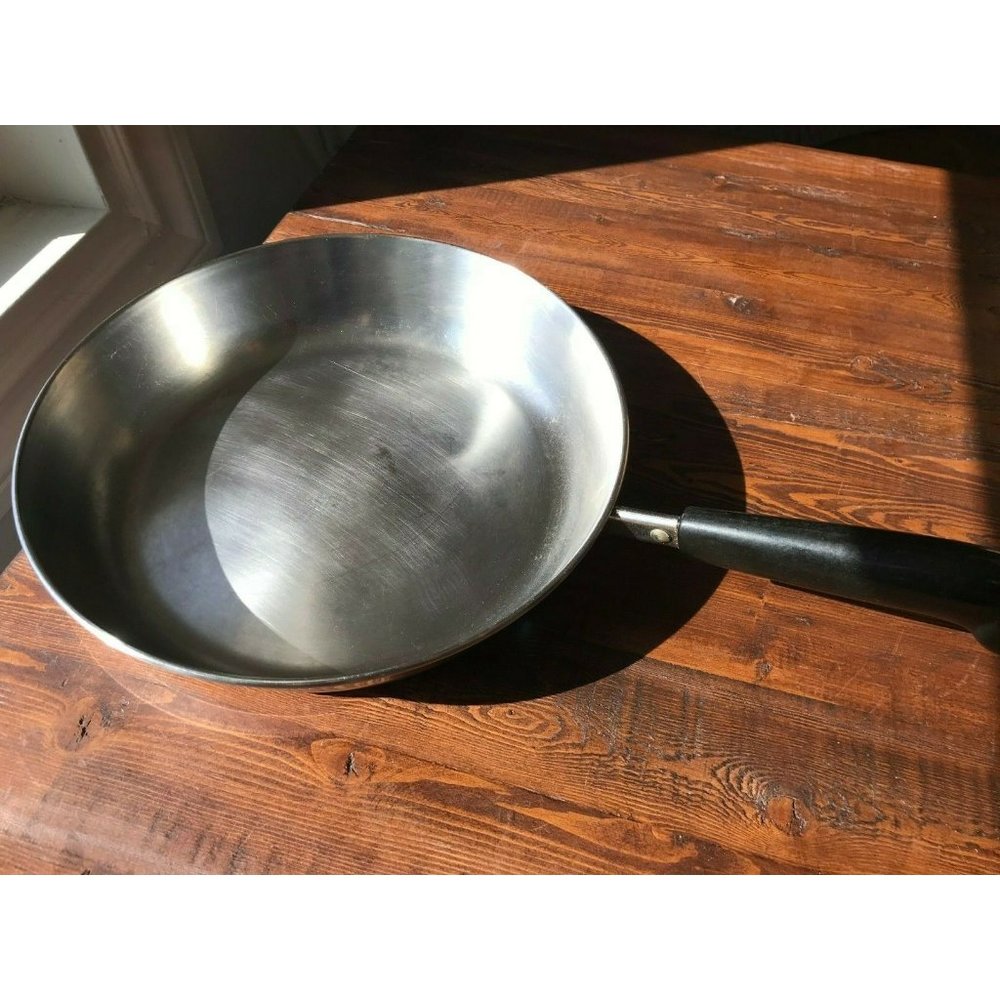 Revere Ware Copper Clad Bottom Steel Saucepan with Handle, 10 Inch (10")